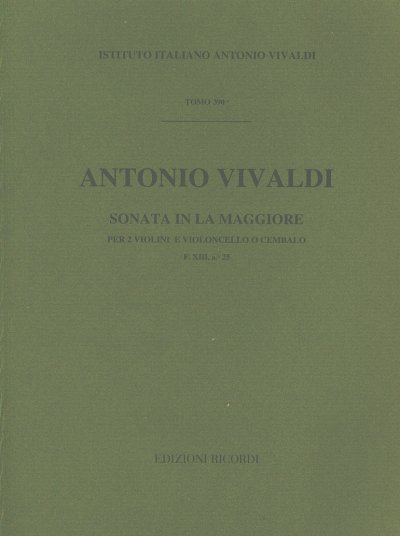 A. Vivaldi: Sonata per Violine e B.c. per 2 VL. in L (Part.)