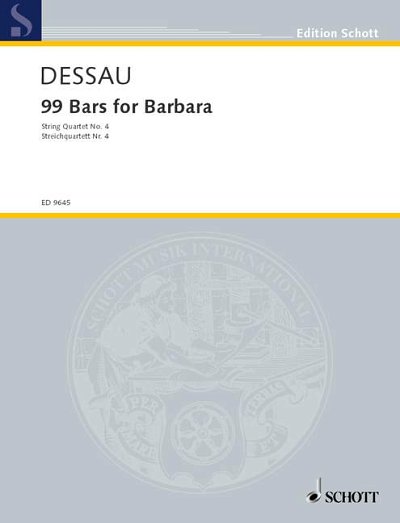 DL: P. Dessau: 99 Bars for Barbara, 2VlVaVc (Pa+St)