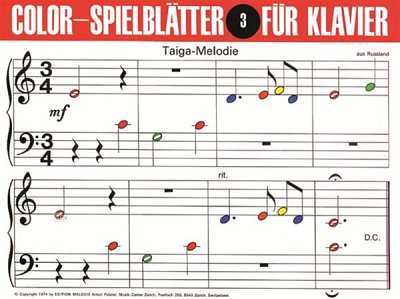 H. Bodenmann: Colorspielblatt 3, Klav