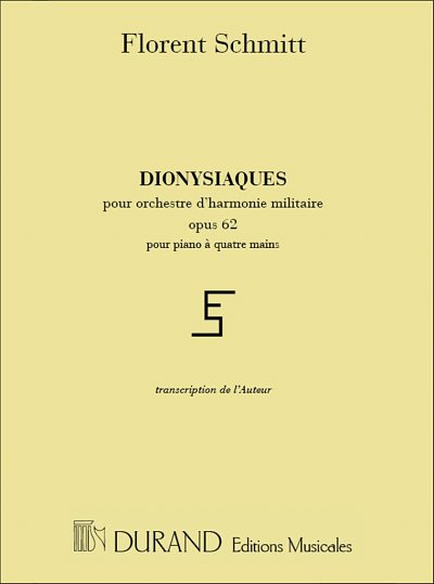 F. Schmitt: Dionysiaques op. 62, Klav4m (KA)