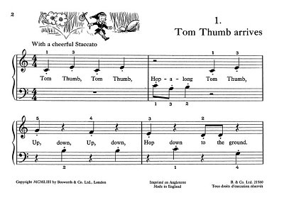 B. Kirkby-Mason: The International Piano Course Tom Thumb