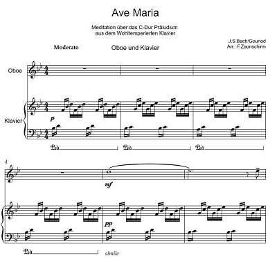DL: C. Gounod: Ave Maria, ObKlav (Par2St)