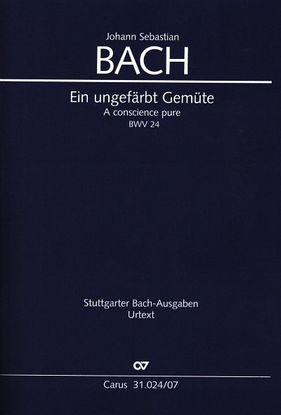 AQ: J.S. Bach: Ein ungefaerbt Gemuete BWV 24, 4GesG (B-Ware)