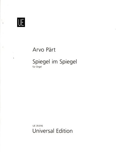 A. Pärt: Spiegel im Spiegel, Org