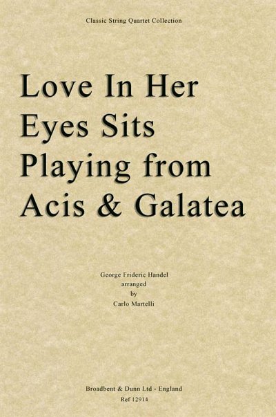 G.F. Händel: Love In Her Eyes Sits Playing , 2VlVaVc (Part.)