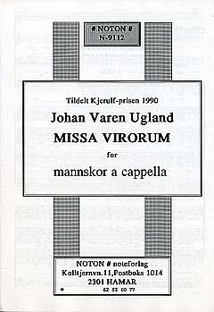 Ugland Johan Varen: Missa Virorum