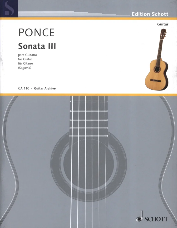 M.M. Ponce: Sonata III, Git (0)