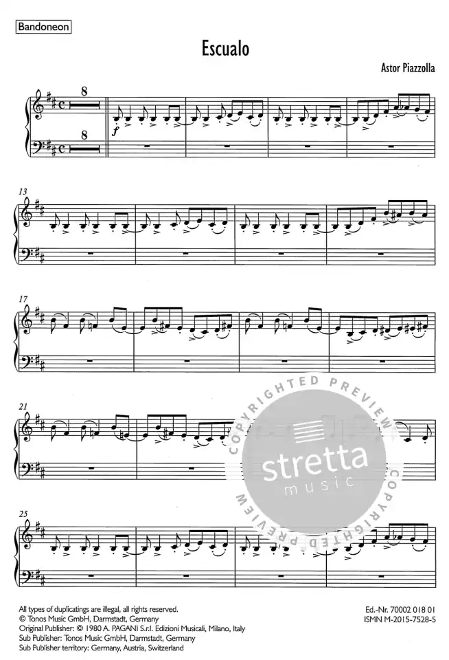 A. Piazzolla: Escualo, Bandquint (OStsatz) (2)
