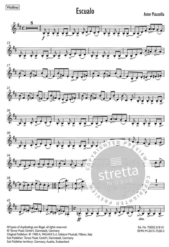 A. Piazzolla: Escualo, Bandquint (OStsatz) (3)