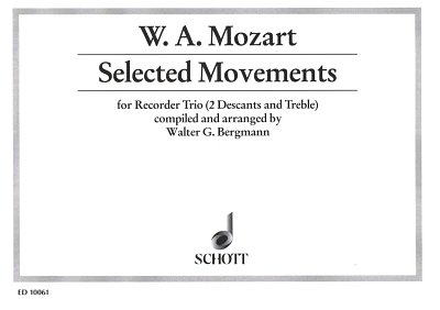 W.A. Mozart: Selected Movements , 3Blf (Sppa)