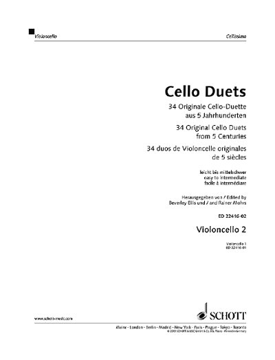 R. Ellis, Beverley / Mohrs, Rainer: Cello Duets