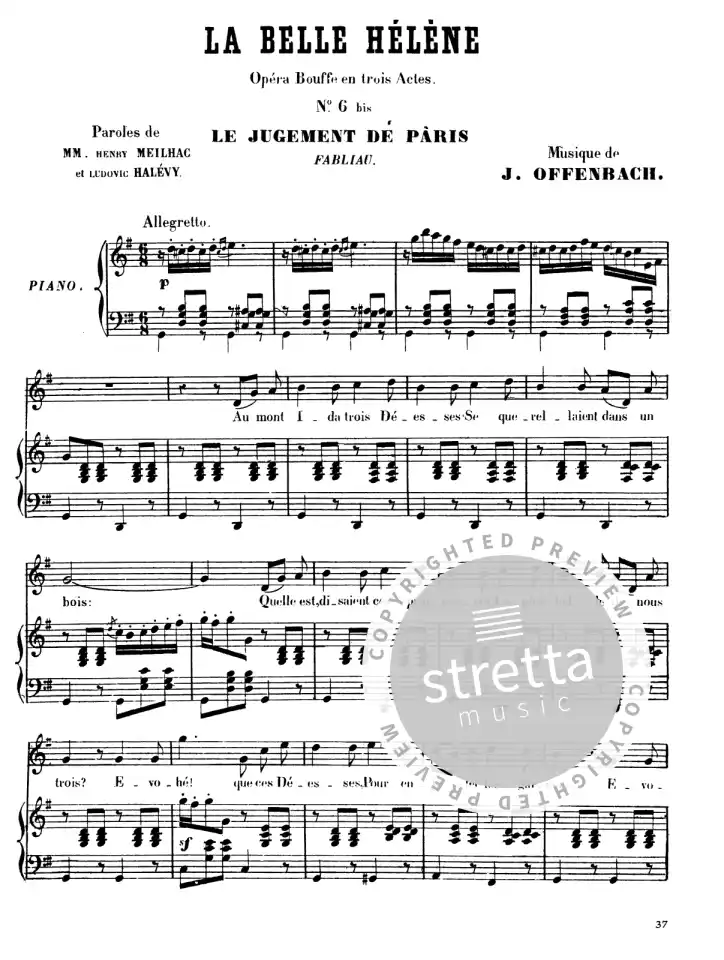 J. Offenbach: Offenbach's Songs From The Great Oper, GesKlav (2)