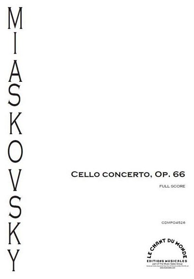Cello Concerto, Op. 66, VcOrch (Part.)