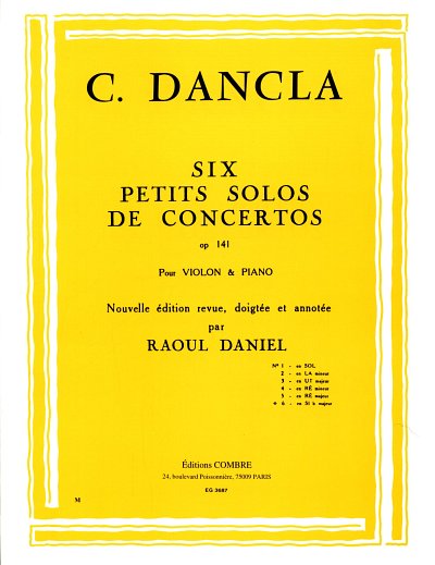 C. Dancla: Petit solo de concerto Op.141 n°6 en sib maj.