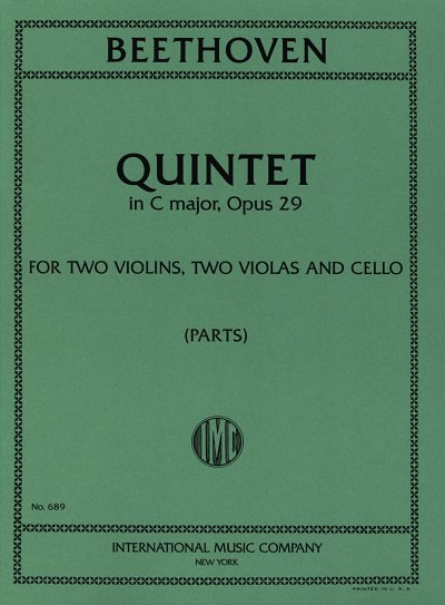 L. v. Beethoven: Quintett C-Dur op. 29, 5Str (Stsatz)
