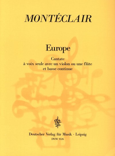 Monteclair Micehl Pinolet De: Europe