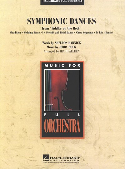 J. Bock: Symphonic Dances from Fiddler on the, Sinfo (Pa+St)