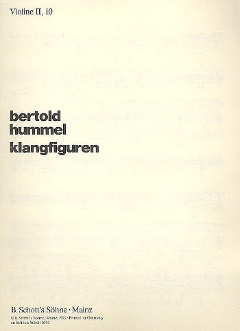 B. Hummel: Klangfiguren op. 43