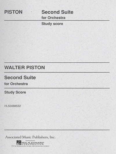 W. Piston: Suite No. 2 for Orchestra, Sinfo (Part.)