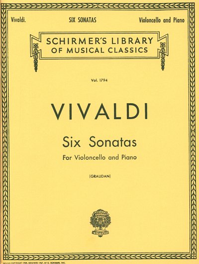 A. Vivaldi: Schirmer Library of Classics , VcKlav (KlavpaSt)