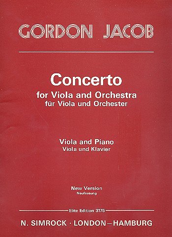 G. Jacob: Violakonzert Nr. 1 , VaOrch (KASt)