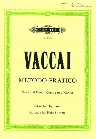 N. Vaccai: Metodo Pratico – hohe Stimme