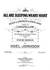 N. Johnson et al.: All Are Sleeping, Weary Heart