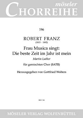 R. Franz: Frau Musica singt op. 24,3, Gch (Chpa)