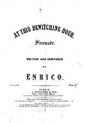 Enrico: At This Bewitching Hour