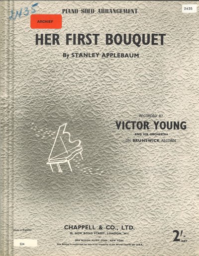 V. Stanley Applebaum, Victor Young: Her First Bouquet