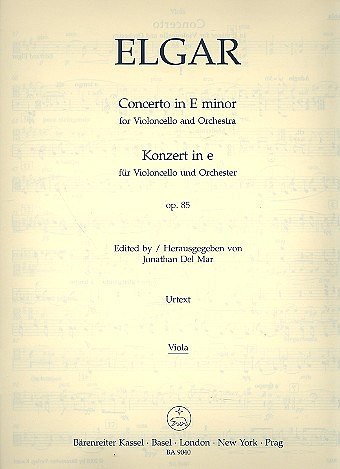 E. Elgar: Konzert in e op. 85, VcOrch (Vla)