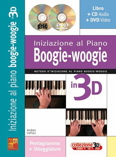 A. Cutuli: Iniziazione al piano boogie-woogi, Klav (+CD+DVD)