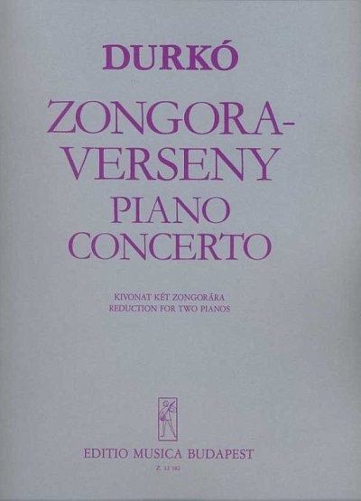Z. Durkó: Klavierkonzert, KlavOrch (KA)