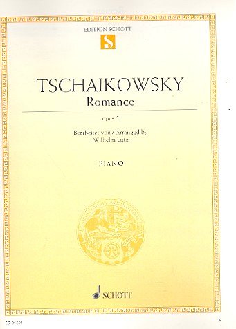 P.I. Tschaikowsky: Romance op. 5 , Klav