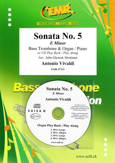 A. Vivaldi: Sonata No. 5, BposKlavOrg (+CD)