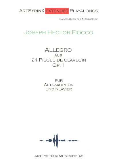 J. Fiocco: Allegro C-Dur, Asax (+CD)