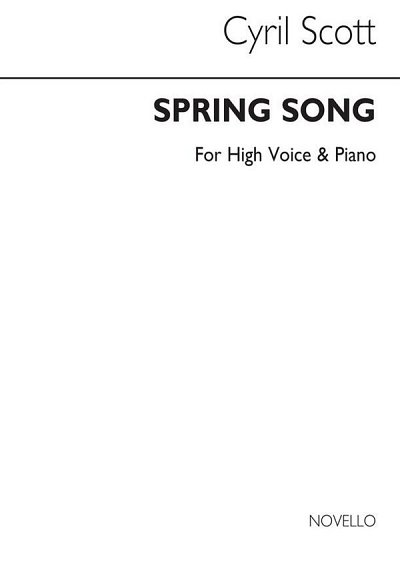 C. Scott: Spring Song-high Voice/Piano, GesHKlav