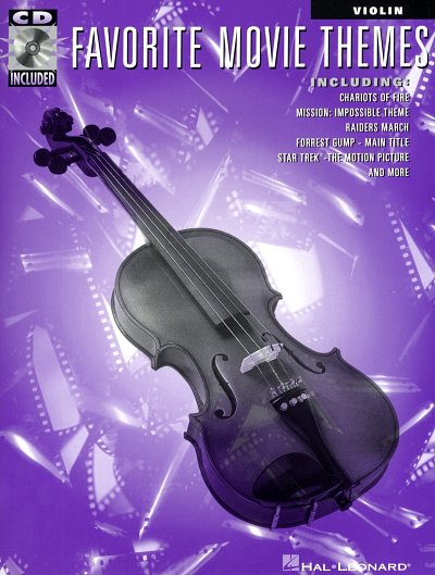 Favorite Movie Themes for Violin / Playalong-CD Included