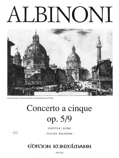 T. Albinoni i inni: Concerto a cinque e-Moll op. 5/9