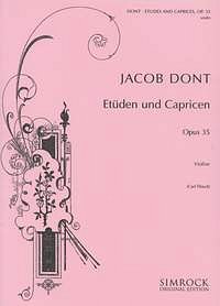 J. Dont: Etüden und Capricen op. 35 , Viol