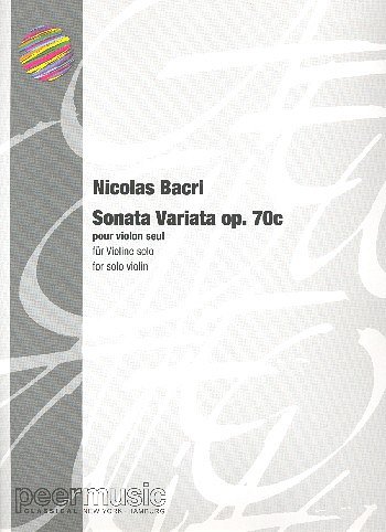 N. Bacri: Sonata variata op. 70c, Viol
