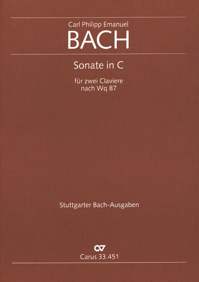 C.P.E. Bach: Sonate in C Wq 87