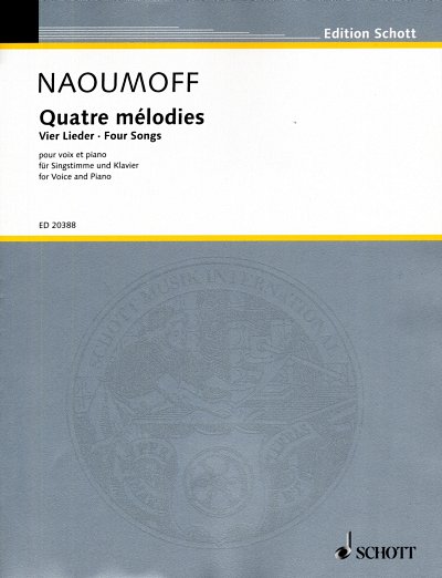 E. Naoumoff: Vier Lieder , GesKlav