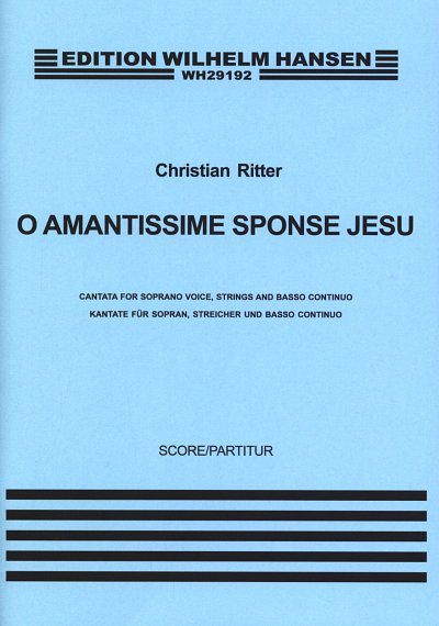 C. Ritter: O Amantissime Sponse Jesu (Part.)