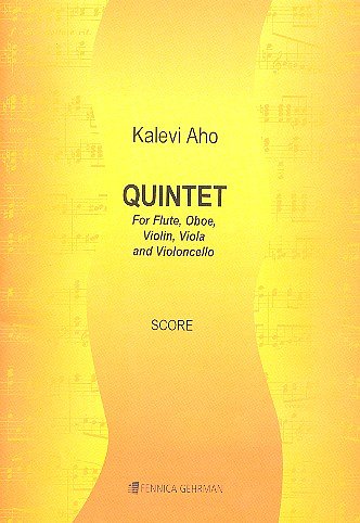 K. Aho: Quintet For Flute, Oboe, Violin, Viola and Cello