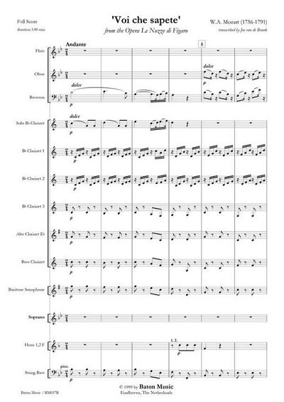 J.S. Bach: Fugue in E-flat major BWV 552, Blaso (Pa+St)