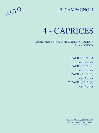 B. Campagnoli: 4 Caprices no. 35 (Part.)