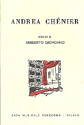 U. Giordano: Andrea Chénier, GsGchOrch (Txtb)