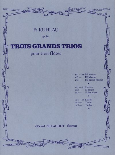 F. Kuhlau: Trois Grands Trios op. 86/1, 3Fl (Stsatz)