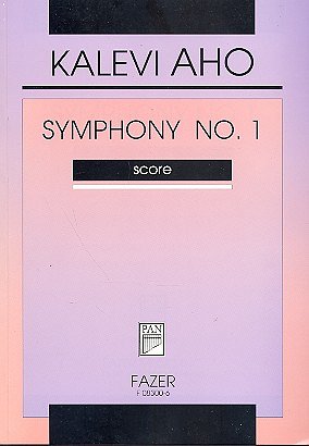 K. Aho: Symphonie Nr. 1, Orch (Stp)